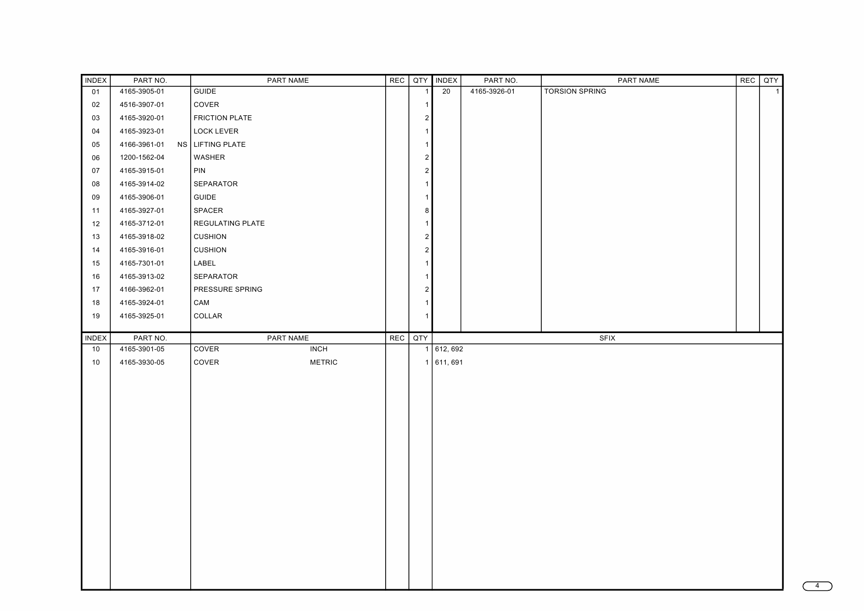 Konica-Minolta Options PF-125 4516 Parts Manual-5